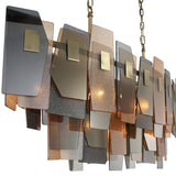 Antique Brass Cocolina Linear Chandelier by Eurofase