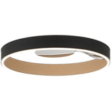 Black Verdura Flushmount by Eurofase