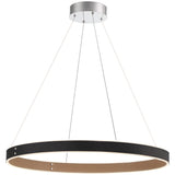 Small-Black Verdura Round Chandelier by Eurofase