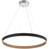 Small-Black Verdura Round Chandelier by Eurofase