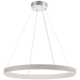Small-Gray Verdura Round Chandelier by Eurofase