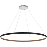 Large-Black Verdura Round Chandelier by Eurofase