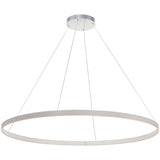 Large-Gray Verdura Round Chandelier by Eurofase
