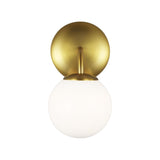 Burnished Brass Galassia One Light Vanity Light