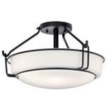 Alkire Semi Flush Light - Black