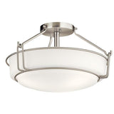Alkire Semi Flush Light - Brushed Nickel