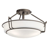 Alkire Semi Flush Light - Olde Bronze