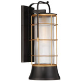 Large-Dark Bronze Rivamar Wall Lantern by Eurofase