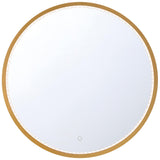 Gold Cerissa Round Mirror by Eurofase