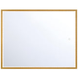 Medium-Gold Cerissa Rectangular Mirror by Eurofase