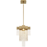 Gold Bloomfield Pendant Light by Eurofase