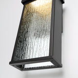 Small Black Venya Outdoor Wall Lamp by Eurofase