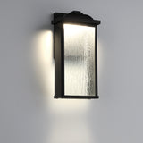Small Black Venya Outdoor Wall Lamp by Eurofase
