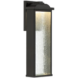 Large Black Venya Outdoor Wall Lamp by Eurofase