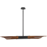 Large-Black Umura Linear Chandelier by Eurofase