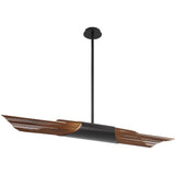 Large-Black Umura Linear Chandelier by Eurofase