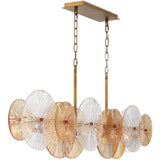 Plated Brass Sue-Anne Island Chandelier by Eurofase