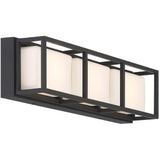 3 Light-Black Tamar Wall Light by Eurofase