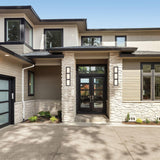 3 Light-Black Tamar Wall Light by Eurofase