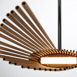 Black Umura 6 Light Chandelier by Eurofase