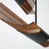 Black Umura 6 Light Chandelier by Eurofase