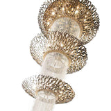 Chrysalis Chandelier by IDL, Finish: Soft Ivory-IDL, Pure Steel-IDL, Black Aubergine-IDL, Black Nickel, Light Gold-IDL, , | Casa Di Luce Lighting