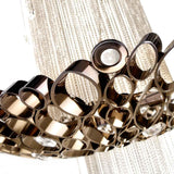 Chrysalis Chandelier by IDL, Finish: Soft Ivory-IDL, Pure Steel-IDL, Black Aubergine-IDL, Black Nickel, Light Gold-IDL, , | Casa Di Luce Lighting