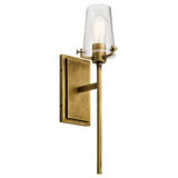 Alton 1 Light Wall Sconce by Kichler, Finish: Natural Brass, , | Casa Di Luce Lighting