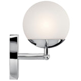 Jasper Bath Bar by Kichler, Finish: Chrome, Natural Brass, Number of Lights: 2, 3, 4, | Casa Di Luce Lighting