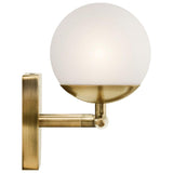 Jasper Bath Bar by Kichler, Finish: Chrome, Natural Brass, Number of Lights: 2, 3, 4, | Casa Di Luce Lighting