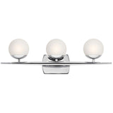 Jasper Bath Bar by Kichler, Finish: Chrome, Number of Lights: 3, | Casa Di Luce Lighting
