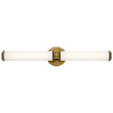 Indeco Linear Bath Bar by Kichler, Finish: Natural Brass, , | Casa Di Luce Lighting