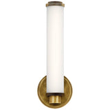 Indeco 1 Light LED Wall Sconce by Kichler, Finish: Nickel Polished, Natural Brass, , | Casa Di Luce Lighting