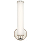 Indeco 1 Light LED Wall Sconce by Kichler, Finish: Nickel Polished, Natural Brass, , | Casa Di Luce Lighting