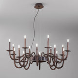 Gold Nickel Milo Chandelier by Italamp