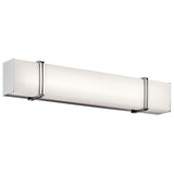 Impello LED Linear Bath Bar by Kichler, Finish: Chrome, Size: Large, | Casa Di Luce Lighting