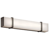 Impello LED Linear Bath Bar by Kichler, Finish: Chrome, Olde Bronze-Kichler, Size: Small, Medium, Large, | Casa Di Luce Lighting