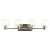 Harmony Bath Bar by Kichler, Finish: Nickel Brushed, Olde Bronze-Kichler, Number of Lights: 2, 3, 4, | Casa Di Luce Lighting