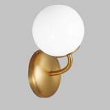 Burnished Brass Galassia One Light Vanity Light