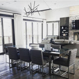 Cascade LED Linear Suspension by Hubbardton Forge, Finish: White, Bronze, Dark Smoke-Hubbardton Forge, Black, Oil Rubbed Bronze, Natural Iron-Hubbardton Forge, Vintage Platinum-Hubbardton Forge, Soft Gold-Hubbardton Forge, Sterling-Hubbardton Forge, Ink, , | Casa Di Luce Lighting