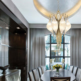 Crystal Moon Chandelier by IDL, Title: Default Title, , | Casa Di Luce Lighting