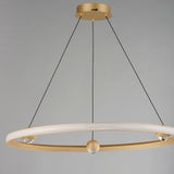 Nodes LED Chandelier By ET2, Finish: Gold, Diameter: 32 inch