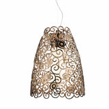 Crystal Marine Suspension by IDL, Finish: Light Gold with Burgundy Crystals-IDL, , | Casa Di Luce Lighting