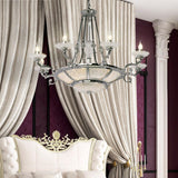 Chrome Picasso Chandelier in Living Room