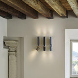 Clash Wall Sconce by Penta, Color: Transparent, Fume - Vistosi, Finish: Graphite, Brushed Bronze-Penta, Version: Fix, Adjustable | Casa Di Luce Lighting