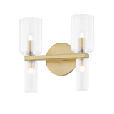 Tabitha Vanity Light By Mitzi - Aged Brass Medium