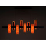 Black Note Keys LED Linear Suspension by LZF