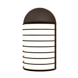 Lighthouse Indoor-Outdoor Wall Light, Size: Medium, Finish: Textured Bronze