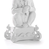 Burlesque Chimp Candle Holder By Seletti, Finish: White