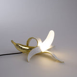 Banana Lamp Dewey By Seletti, Finish: Gold